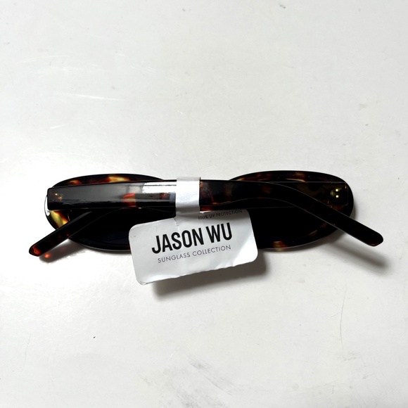 NWT Jason Wu Slim Oval Sunglasses Tortoiseshell Brown Acetate Retro Y2K